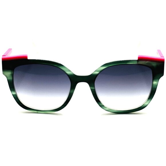 AUTHENTIC FACE A FACE TILDE 2 COL 4057 Tortoise Green Irise Sunglasses 53mm main image 6